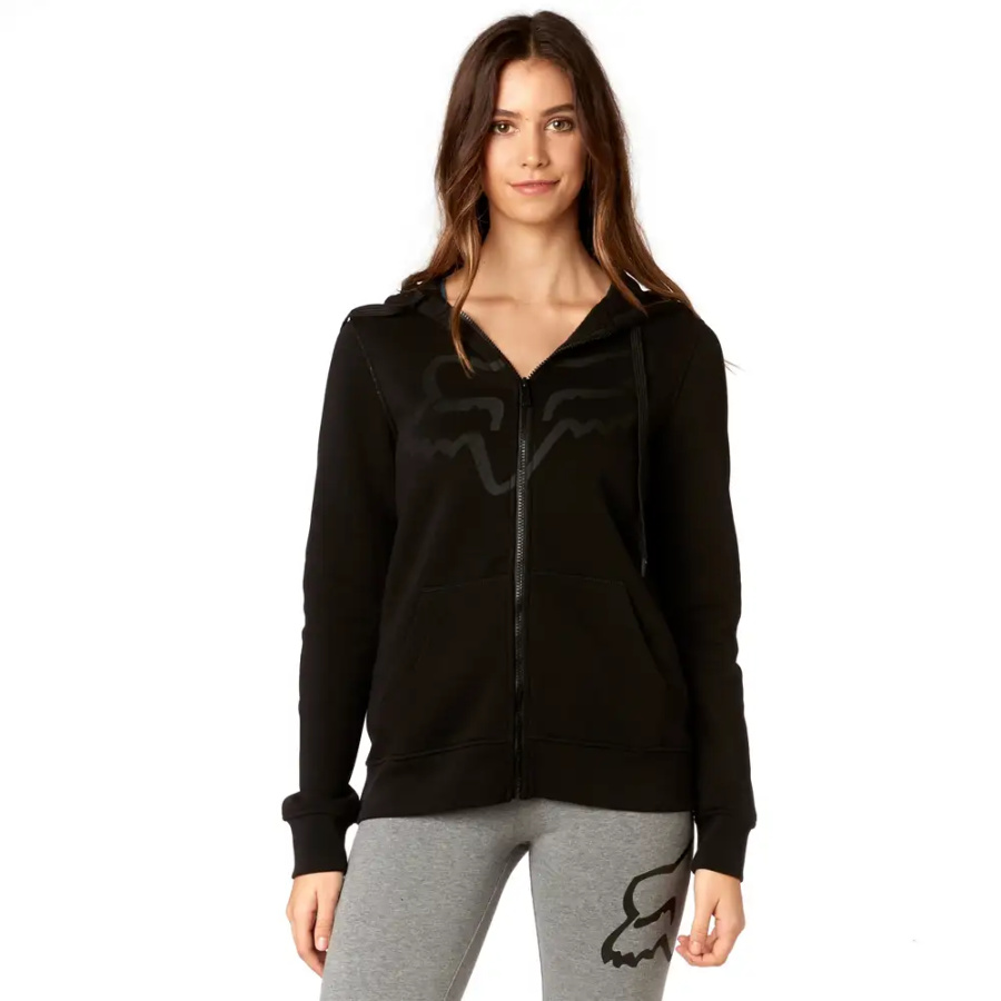 ŽENSKA JOPA FOX CERTAIN ZIP FLEECE [BLK]