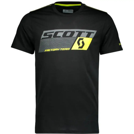MAJICA SCOTT DRI FACTORY TEAM ČRNA/RUMENA