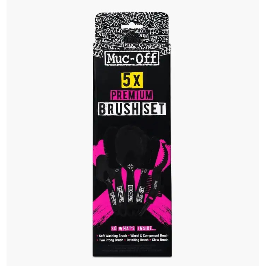 MUC-OFF ŠČETKE ZA ČIŠČENJE SET 5 KOS