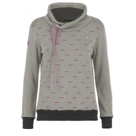 PULOVER E9 POPPY FLEECE grey