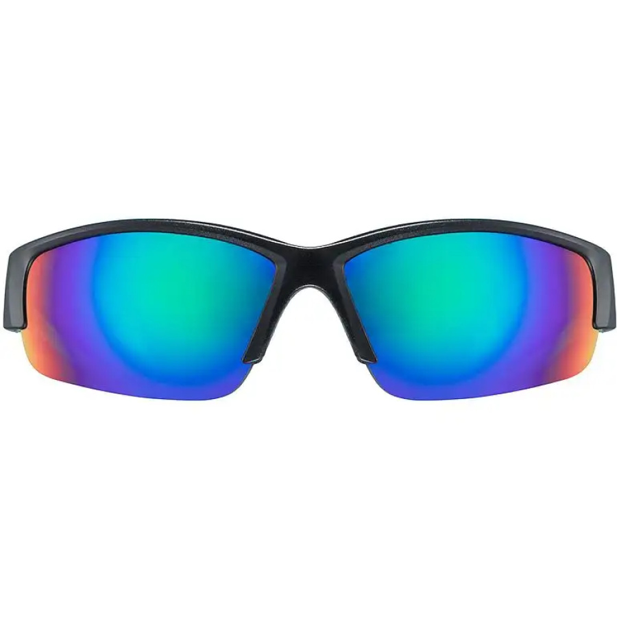 OČALA UVEX SPORTSTYLE 215 black mat green/mirror green