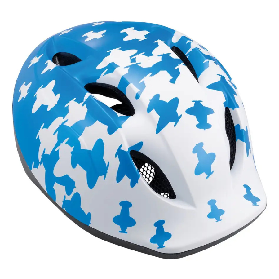 ČELADA MET BUDDY bela/modra letala