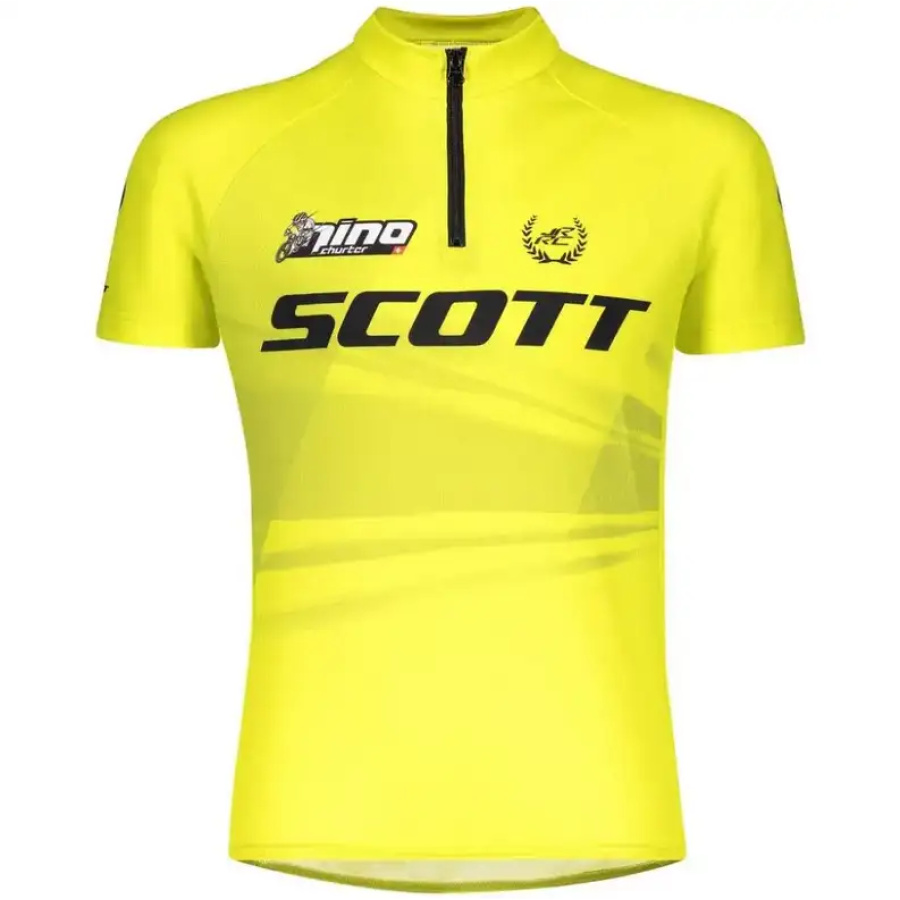 OTROŠKA KOLESARSA MAJICA SCOTT JR RC PRO black/sulphur yellow