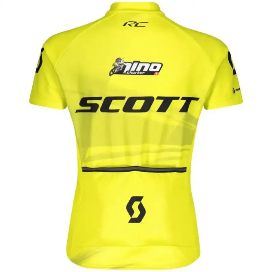 OTROŠKA KOLESARSA MAJICA SCOTT JR RC PRO black/sulphur yellow