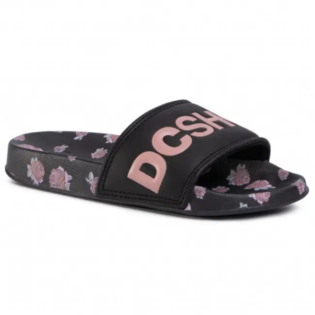 SANDALI DC W SLIDE SP BLK/FLORAL