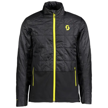 JAKNA SCOTT INSULOFT HYBRID FT black/sulphur yellow