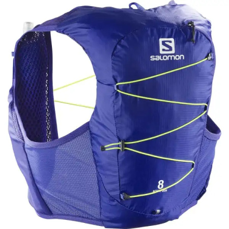 NAHRBTNIK SALOMON ACTIVE SKIN 8 clematis blue/safety yellow