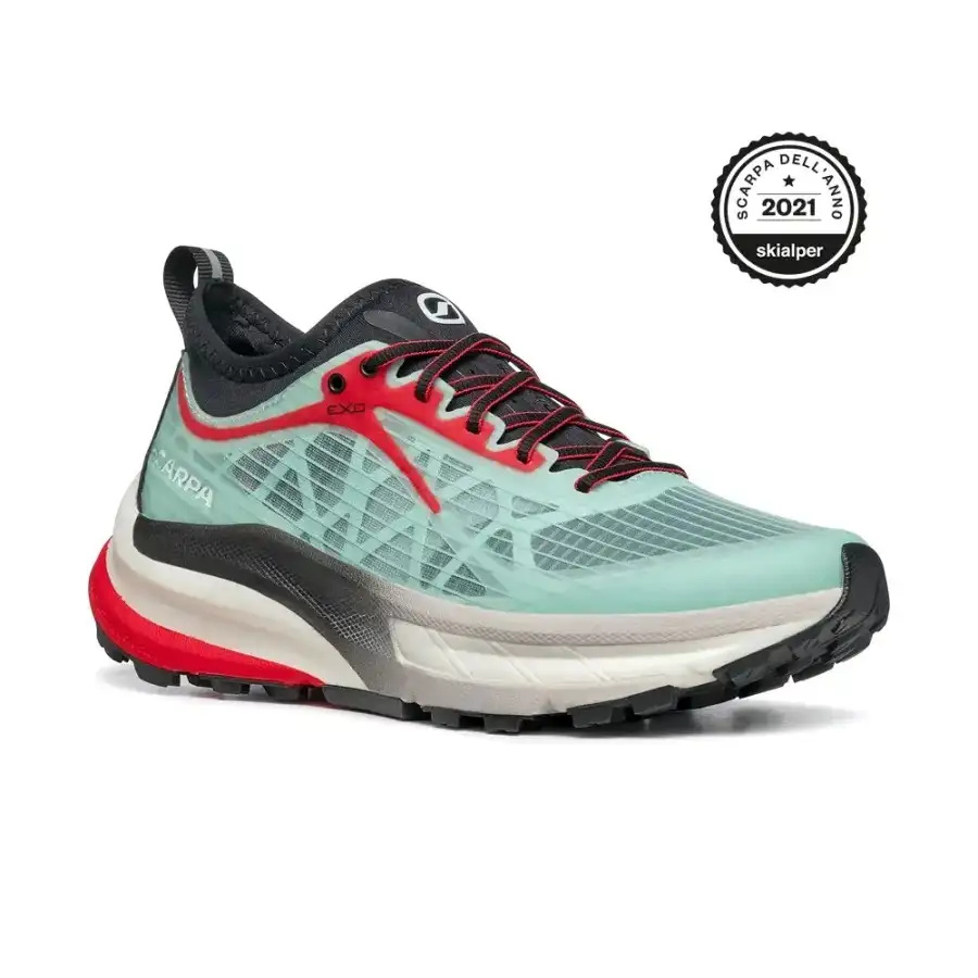 ŽENSKI TEKAŠKI ČEVLJI SCARPA GOLDEN GATE aqua/black