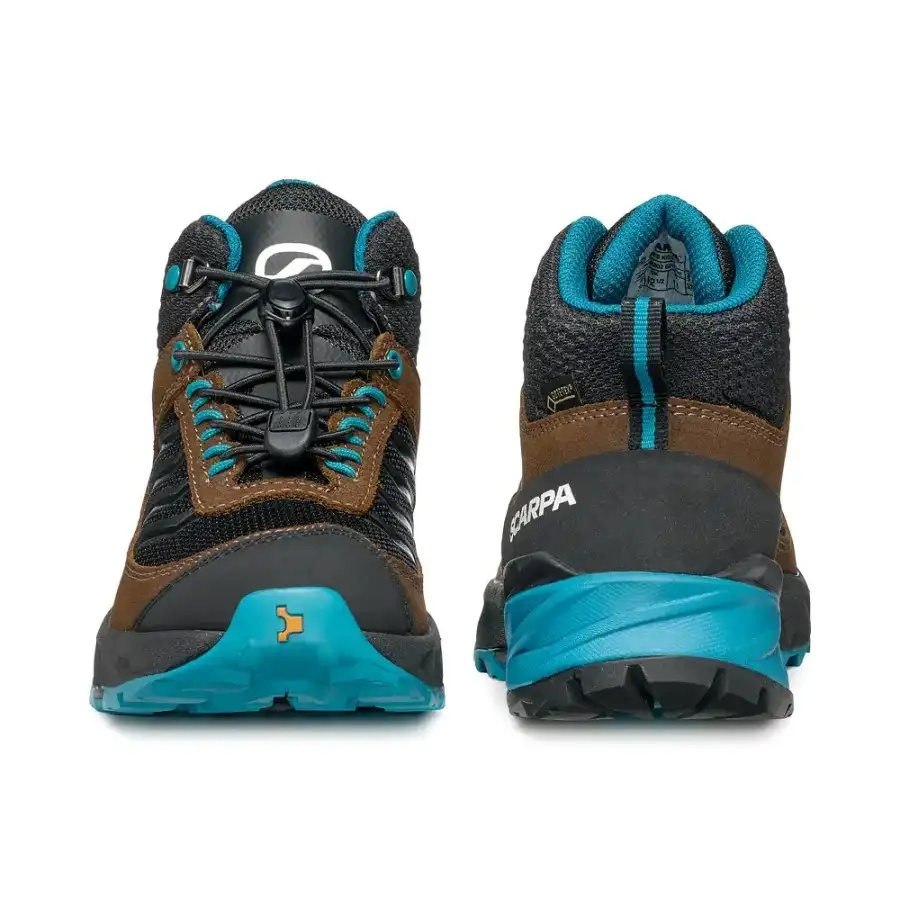 OTROŠKI POHODNI ČEVLJI SCARPA RUSH MID GTX dark brown/ottanio