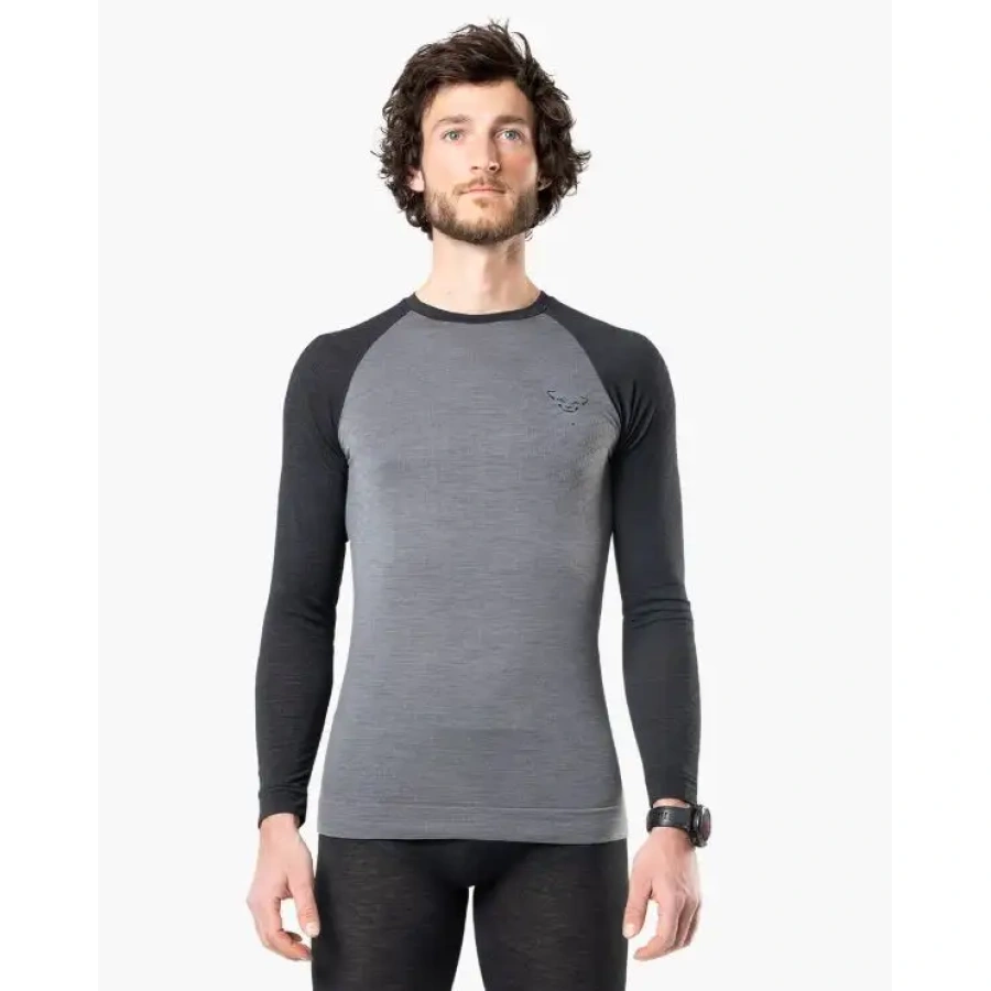 MAJICA DYNAFIT TOUR LIGHT MERINO DOLGI ROKAVI black out
