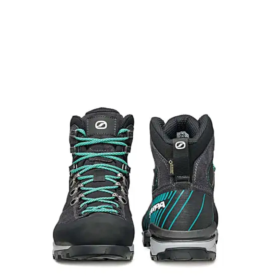 ŽENSKI POHODNI ČEVLJI SCARPA MESCALITO TREK GTX dark anthracite/tropical green