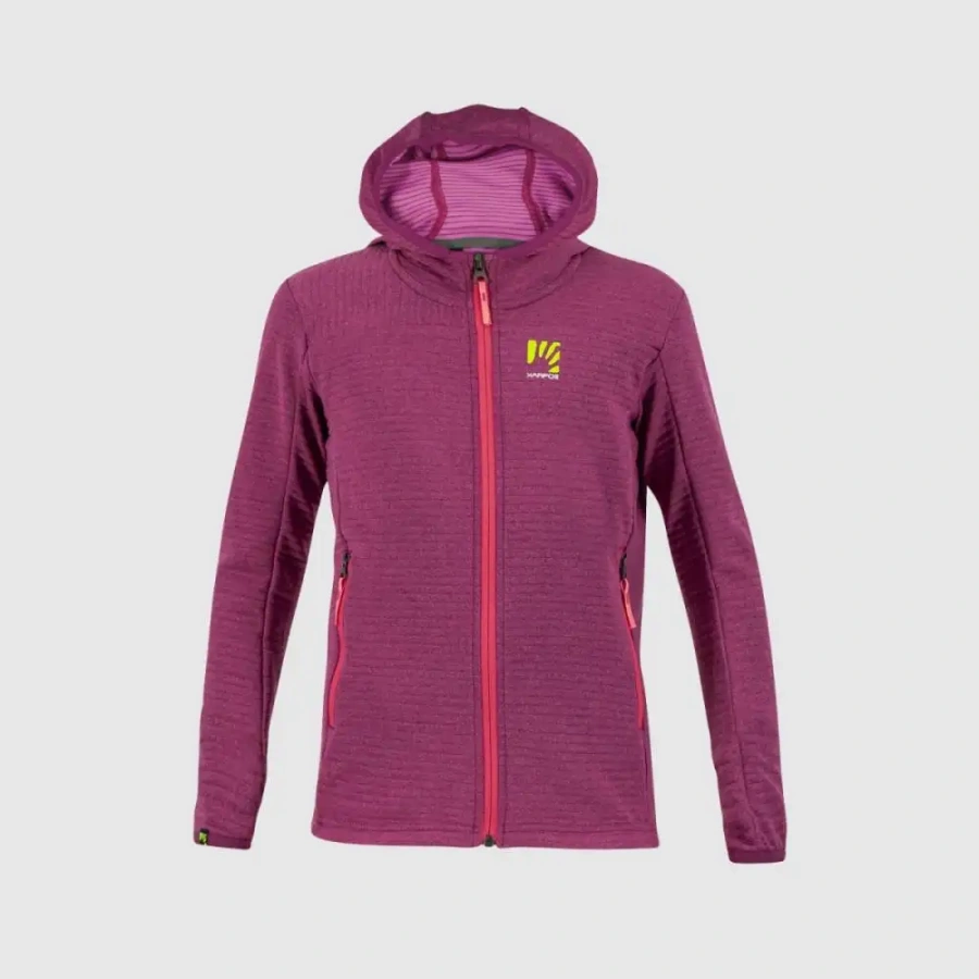 OTROŠKA JOPA KARPOS NUVOLAU KID FULL-ZIP HOODIE raspberry radiance