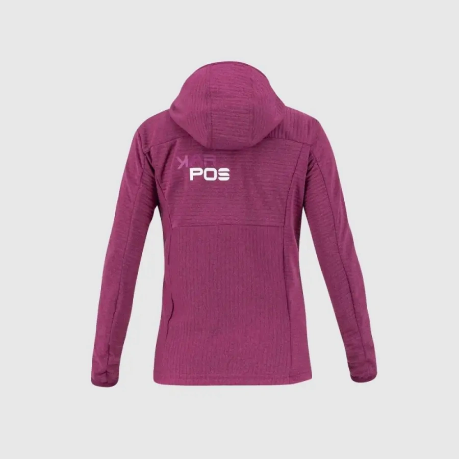 OTROŠKA JOPA KARPOS NUVOLAU KID FULL-ZIP HOODIE raspberry radiance