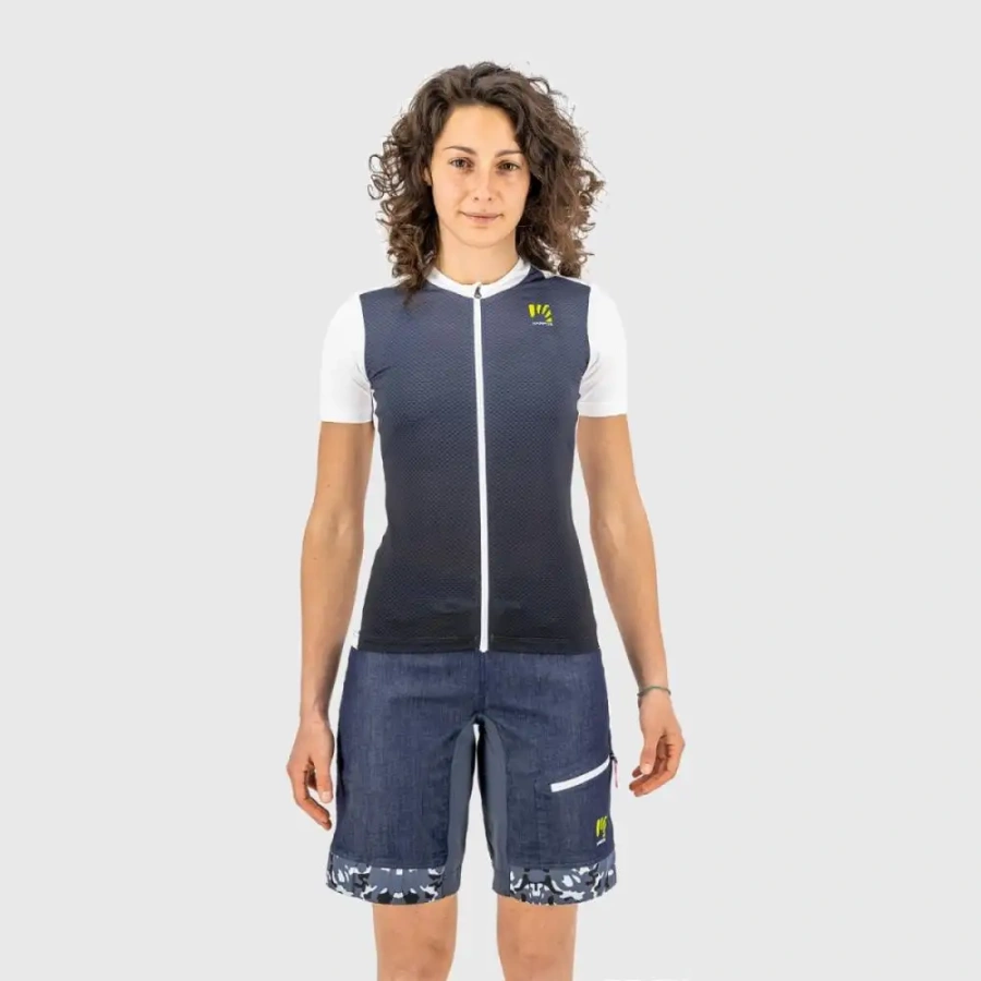 ŽENSKA MAJICA BREZ ROKAVOV KARPOS VERVE EVO ombre blue/white