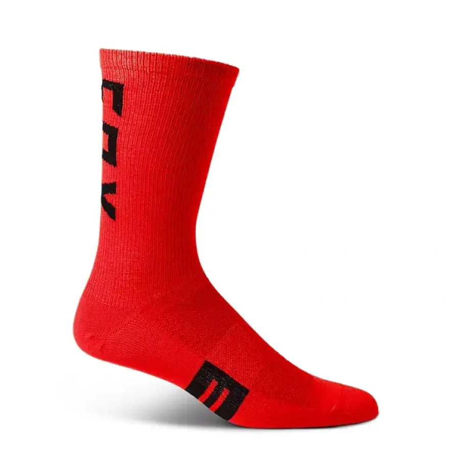 NOGAVICE FOX 8″ FLEXAIR MERINO [FLO RED]
