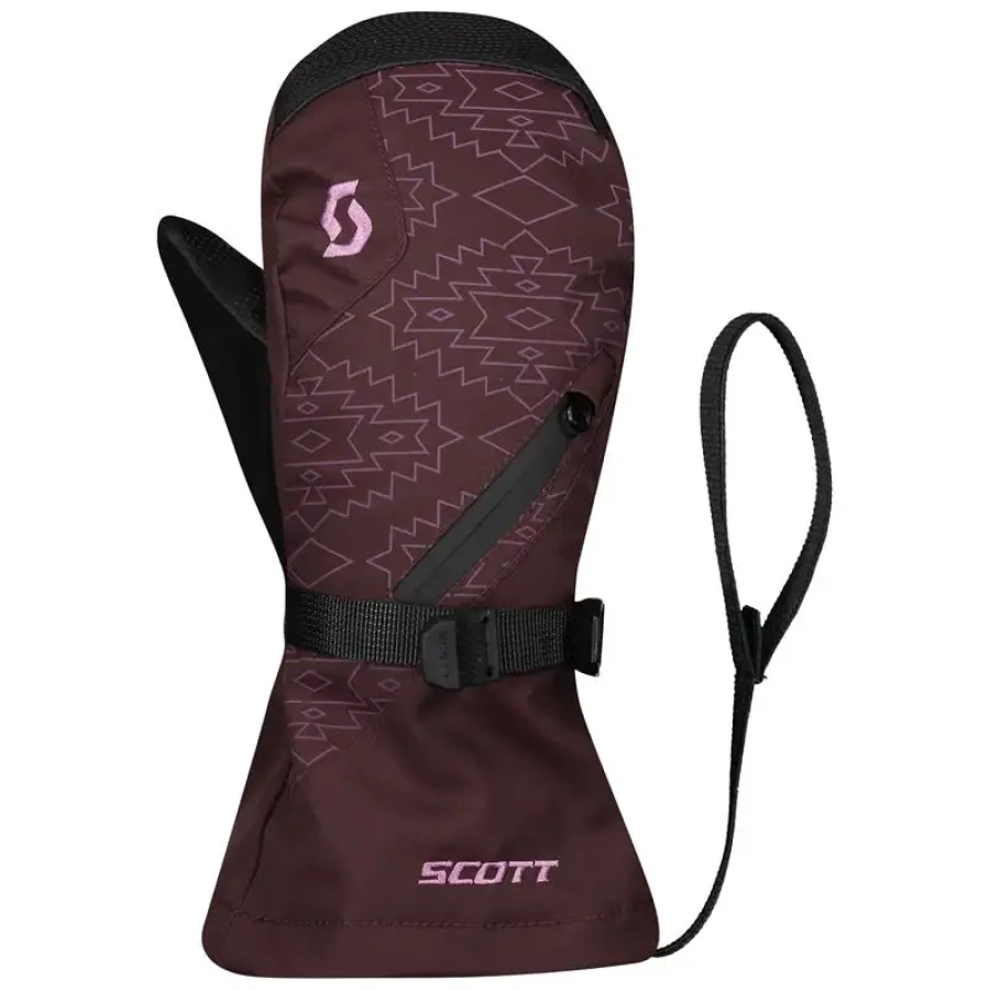OTROŠKE SMUČARSKE ROKAVICE SCOTT JR ULTIMATE PREMIUM EN PRST vjola/roza