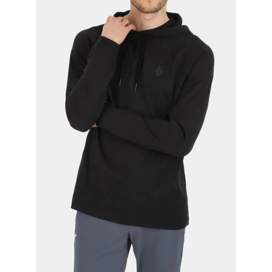 PULOVER BLACK DIAMOND CRAG HOODY black