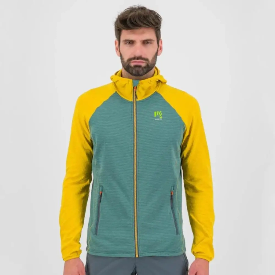JOPA KARPOS AMBRIZZOLA FULL-ZIP atlantic/lemon curry