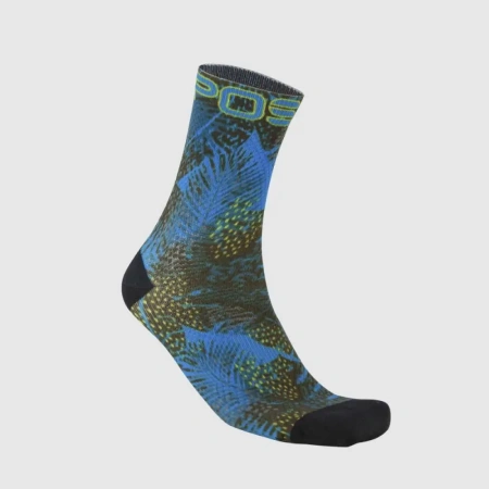 NOGAVICE KARPOS GREEN FIRE black/indigo/hi viz