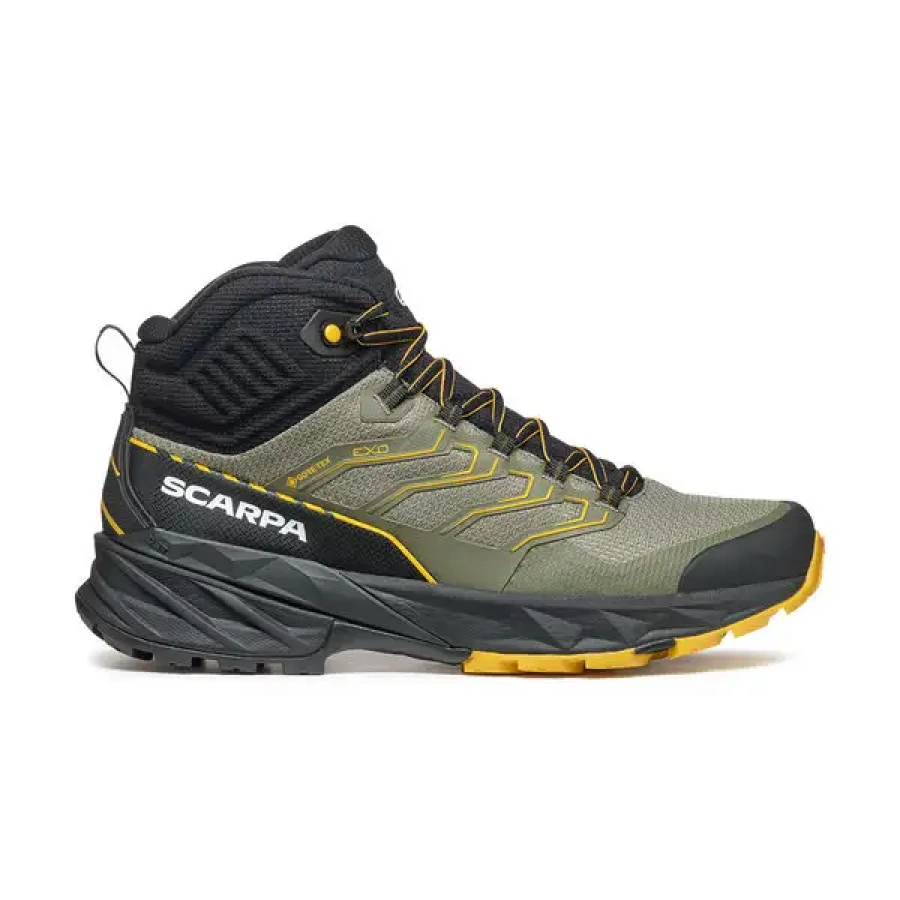 POHODNI ČEVLJI SCARPA RUSH 2 MID GTX moss/sulphur