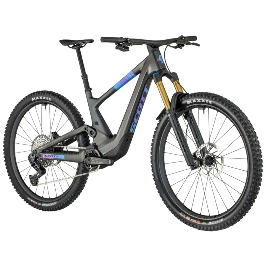 ELEKTRIČNO GORSKO KOLO SCOTT VOLTAGE ERIDE 900 TUNED 2024 črna/vijola