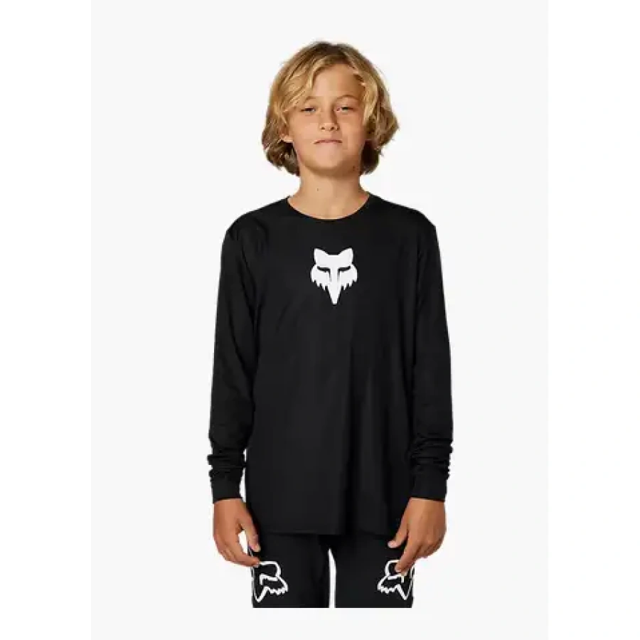 OTROŠKA KOLESARSKA MAJICA FOX RANGER [BLK]