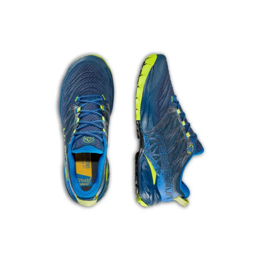 TEKAŠKI ČEVLJI LA SPORTIVA AKASHA II  storm blue/lime punch