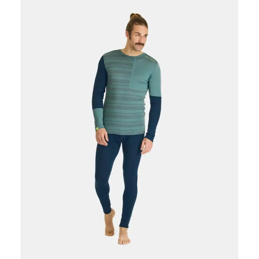 HLAČE SPODNJE ORTOVOX 185 ROCK’N’WOOL  deep ocean
