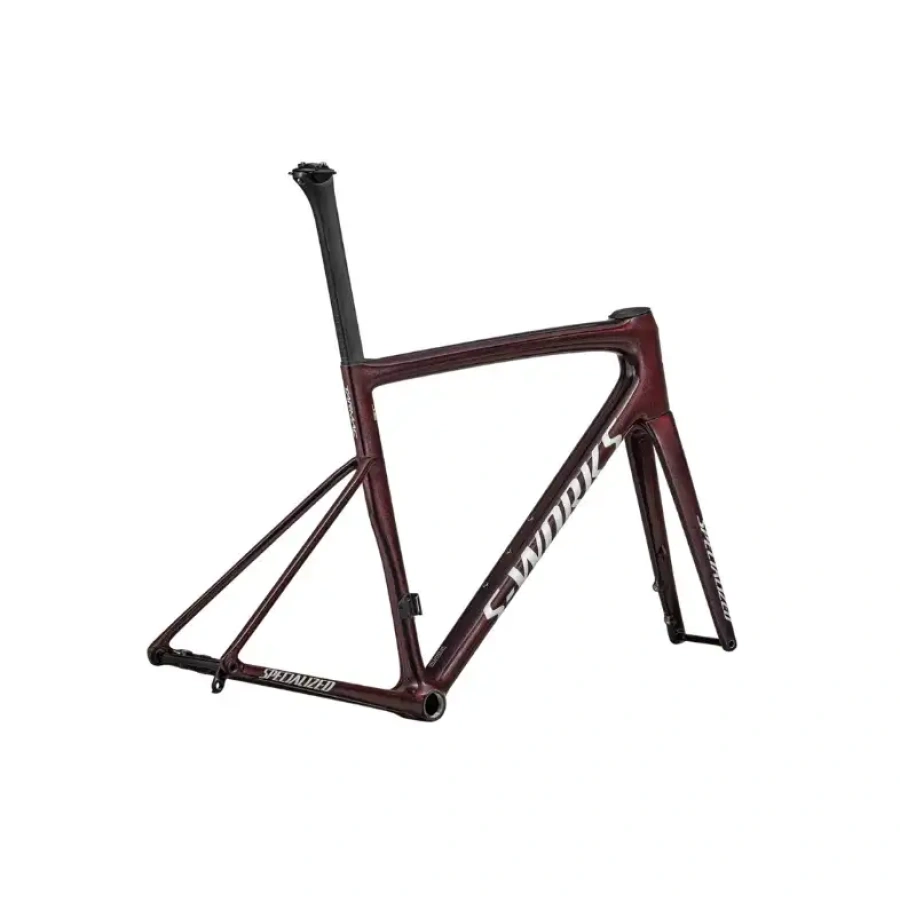 OKVIR SPECIALIZED TARMAC SL8 S-WORKS 2025 gloss solidity/red to black pearl/metallic white silver