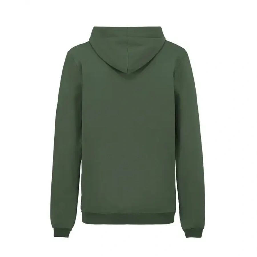 PULOVER E9 HOOD STONE jungle green