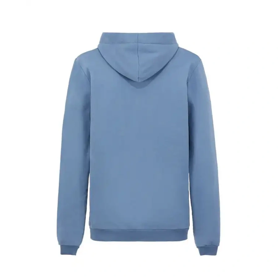 PULOVER E9 HOOD VAN steel blue