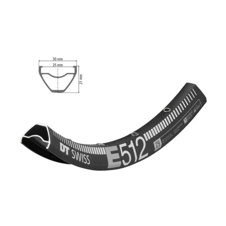 OBROČ DT SWISS E512 29 28L