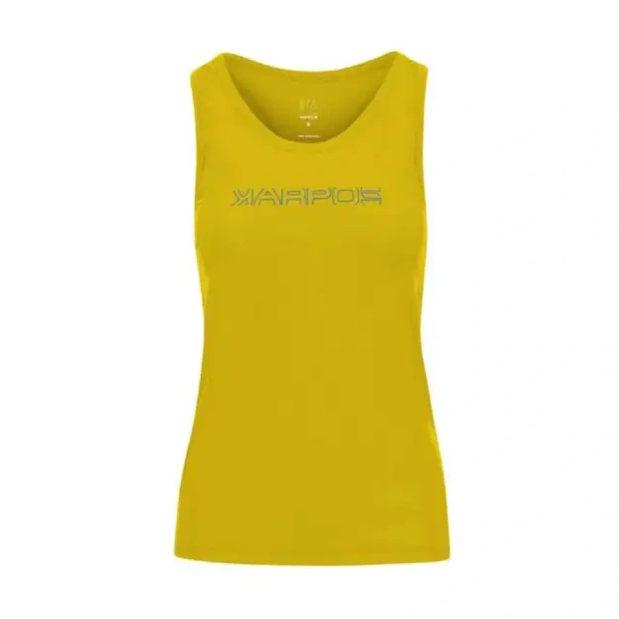 ŽENSKI TOP KARPOS QUICK lemon curry/adriatic blue