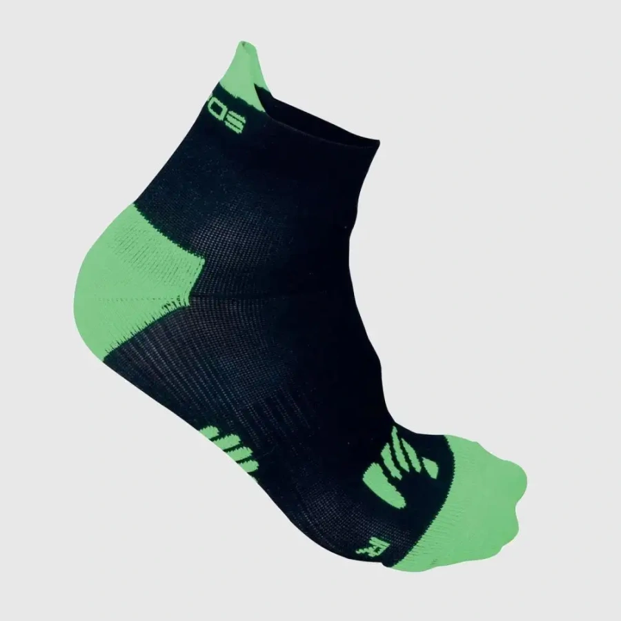 NOGAVICE KARPOS LAVAREDO black/green fluo