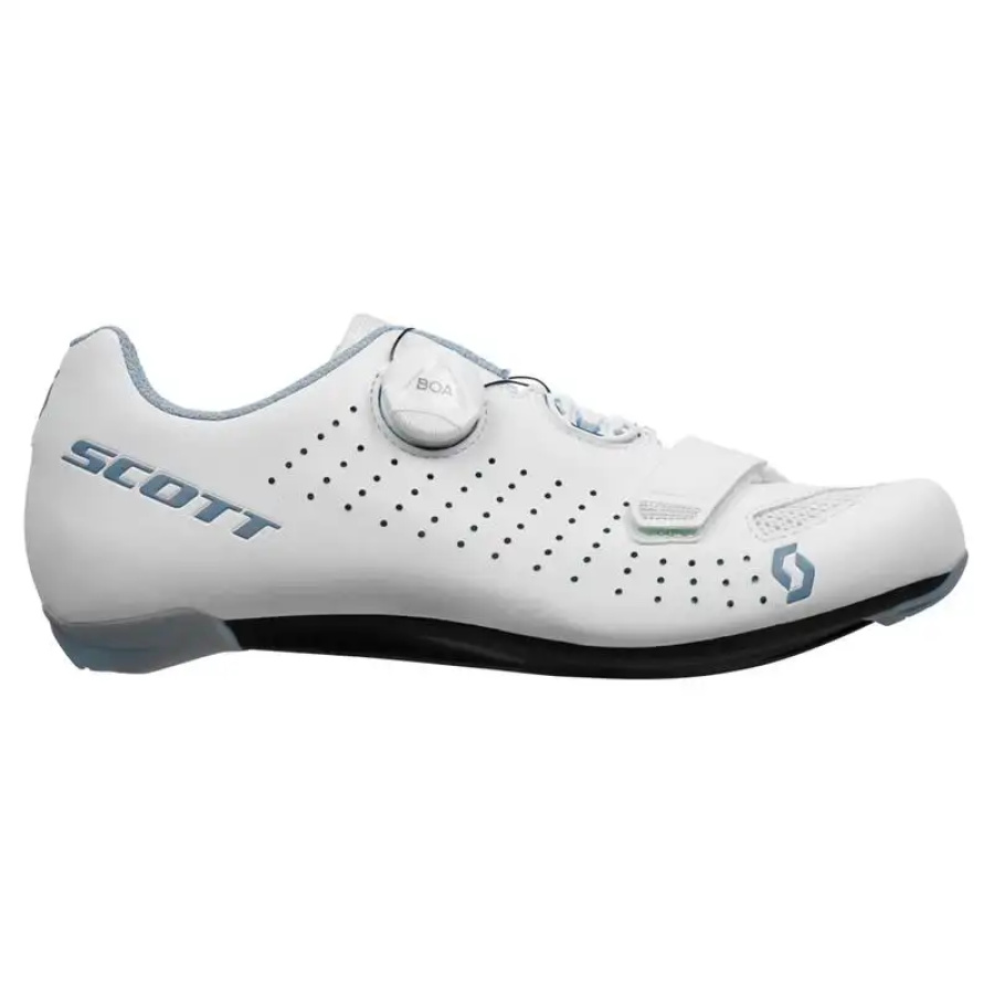 ŽENSKI KOLESARSKI ČEVLJI SCOTT ROAD COMP BOA mat bela/svetlo modra