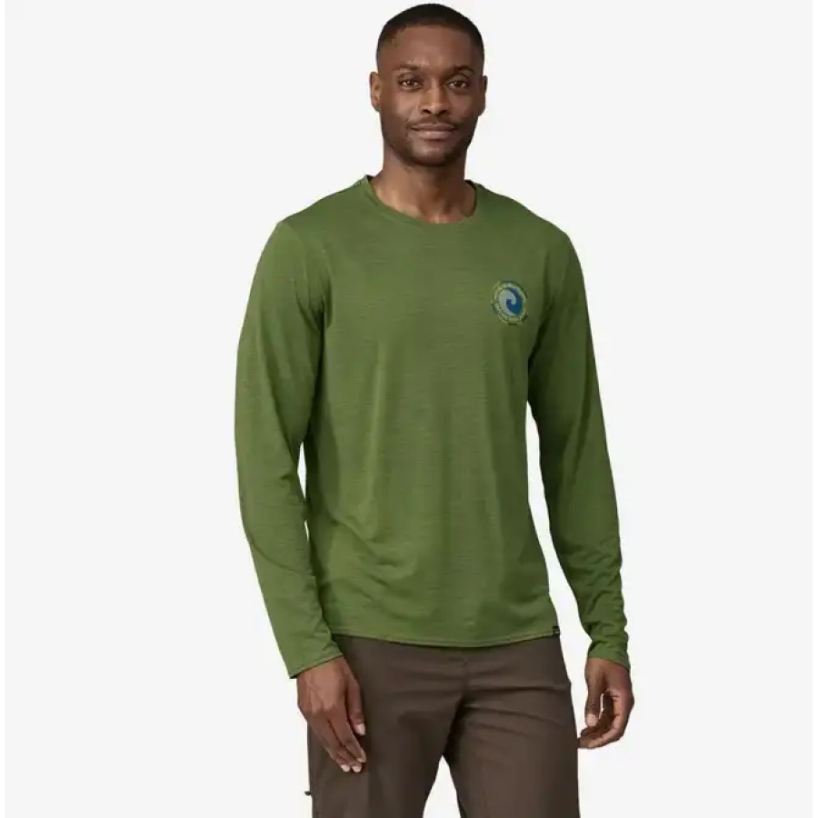 MAJICA PATAGONIA CAP COOL DAILY GRAPHIC Unity Fitz: Terrain Green X-Dye