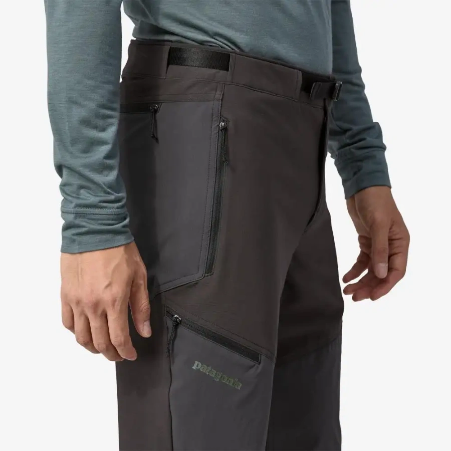 HLAČE PATAGONIA TERRAVIA ALPINE REGULAR Black