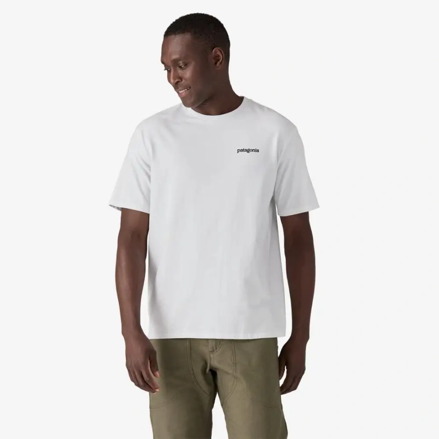 MAJICA PATAGONIA P-6 LOGO RESPONSIBILI White
