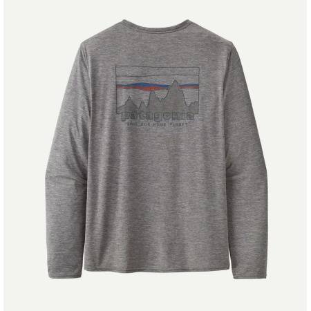 MAJICA PATAGONIA CAP COOL DAILY GRAPHIC skyline feather grey