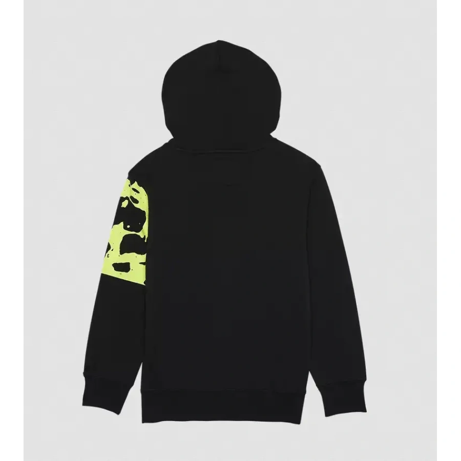 OTROŠKI PULOVER S KAPUCO FOX ENERGY [BLK]