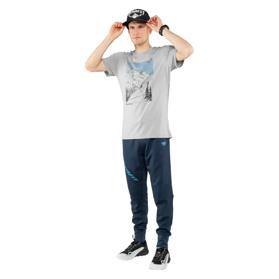 TRENIRKA DYNAFIT TRACK PANT blueberry/storm blue