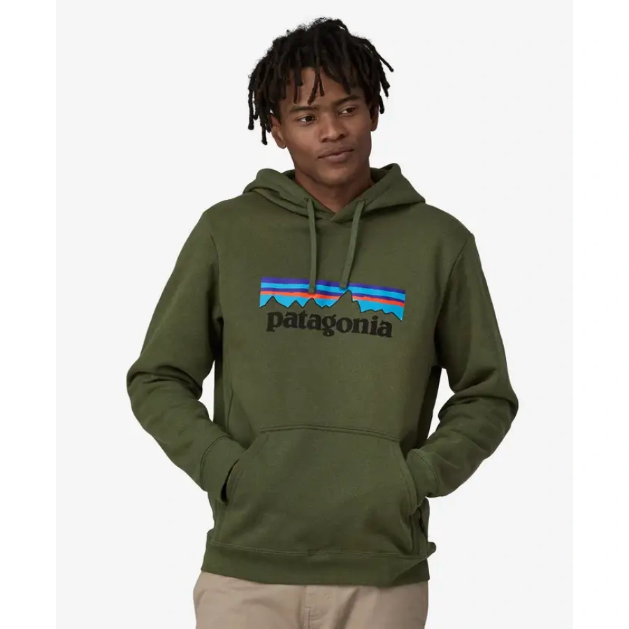 PULOVER PATAGONIA P-6 LOGO UPRISAL torrey pine green