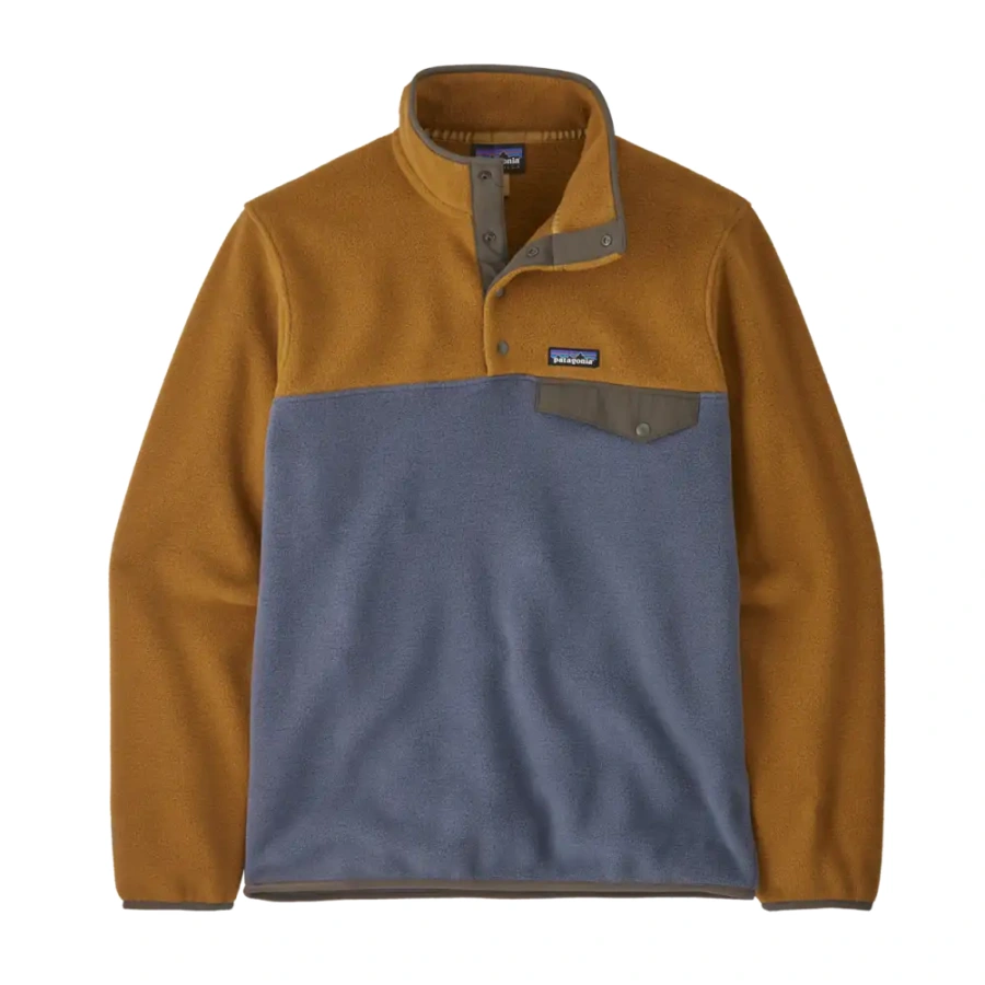PULOVER PATAGONIA LIGHTWEIGHT SYNCHILLA SNAP-T shelter brown