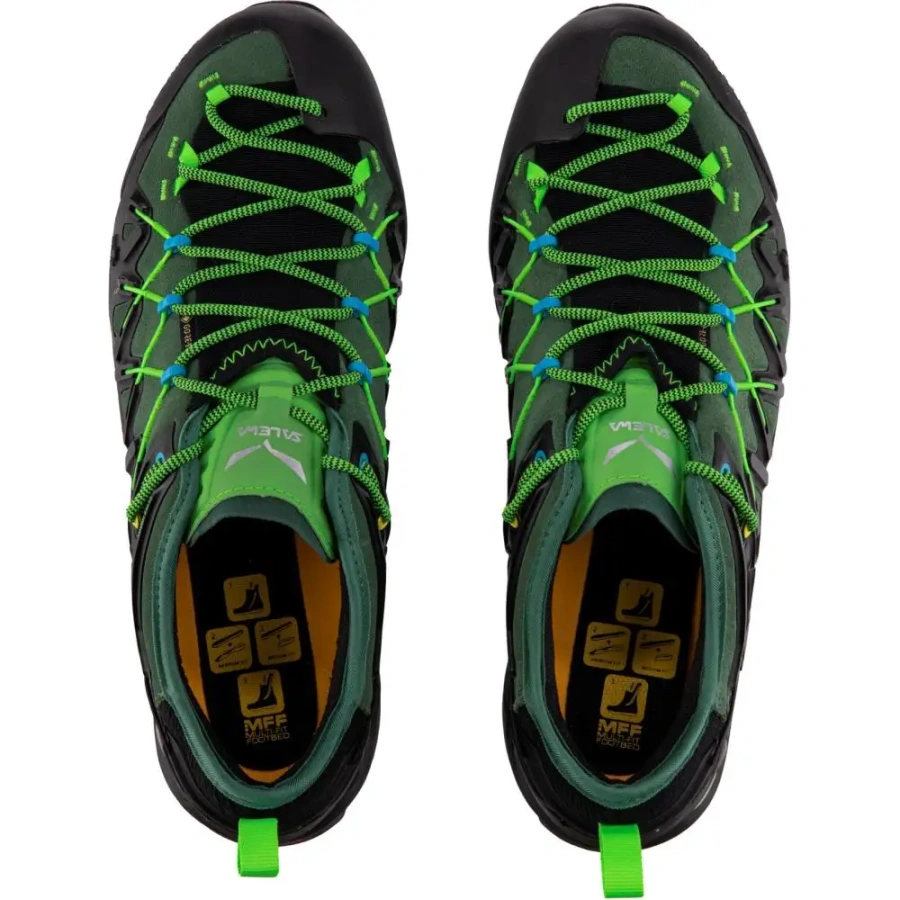 POHODNI ČEVLJI SALEWA WILDFIRE EDGE GTX myrtle/fluo green
