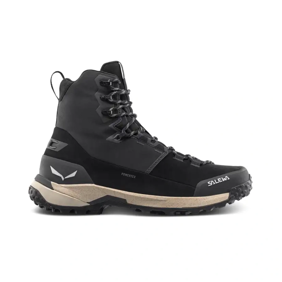 ŽENSKI POHODNI ČEVLJI SALEWA PUEZ WINTER MID PTX black/black