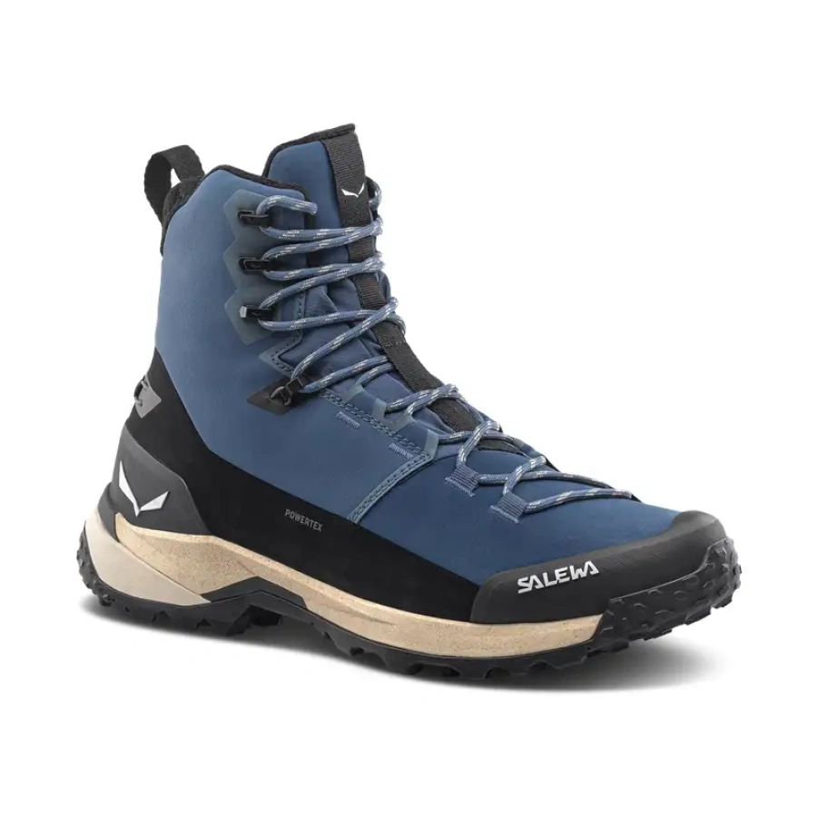 ŽENSKI POHODNI ČEVLJI SALEWA PUEZ WINTER MID PTX dark denim/black