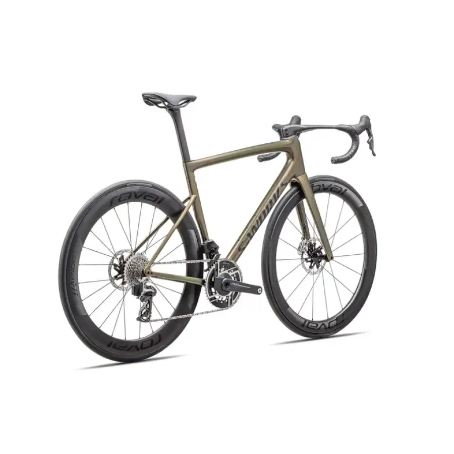 CESTNO KOLO SPECIALIZED TARMAC SL8 S-WORKS SRAM RED AXS 2025 gloss cypress metallic/magenta to gold pearl