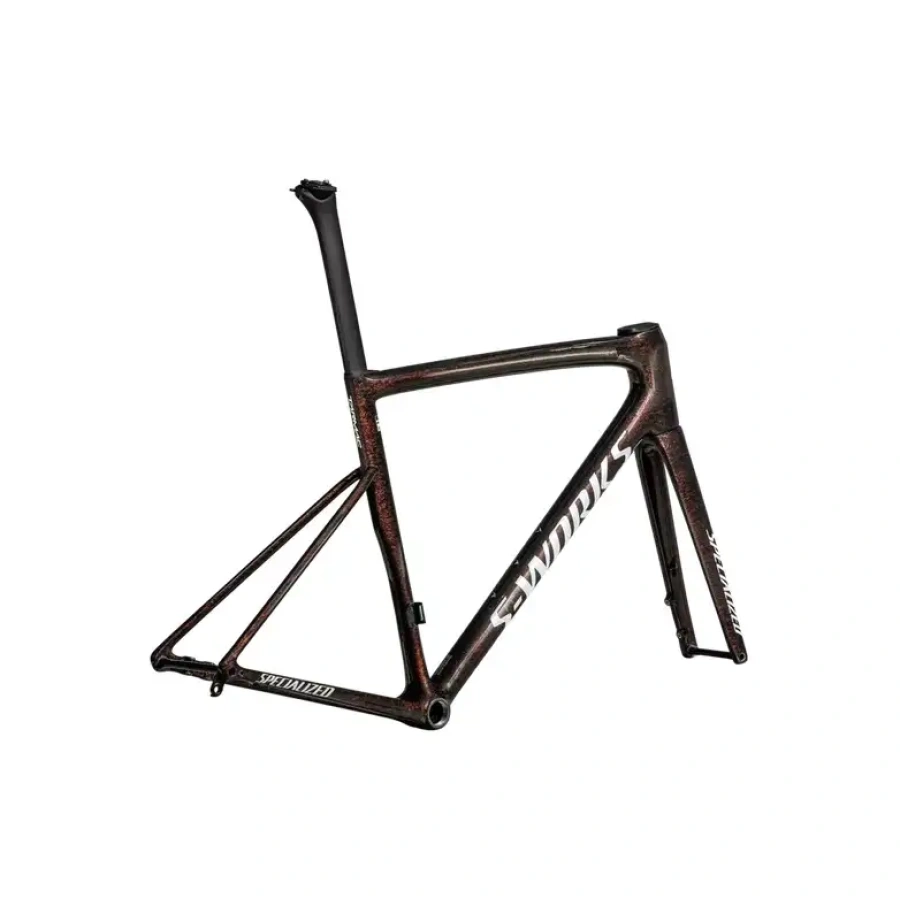 OKVIR SPECIALIZED TARMAC SL8 S-WORKS 2025 gloss carbon/red to gold blurred speckle/white