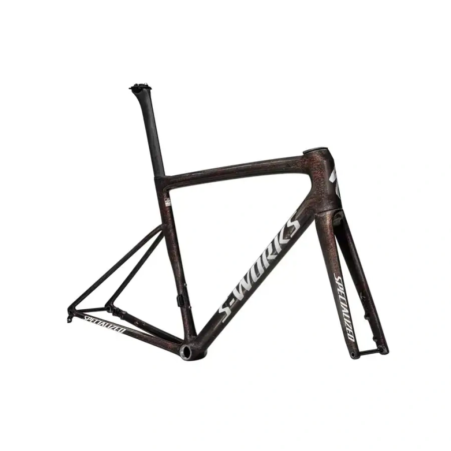 OKVIR SPECIALIZED TARMAC SL8 S-WORKS 2025 gloss carbon/red to gold blurred speckle/white