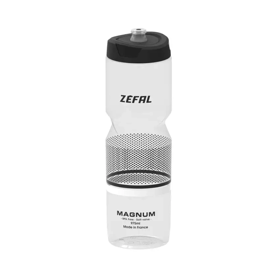 BIDON ZEFAL MAGNUM 975 ml (nov pokrovček)  prozorna/črna